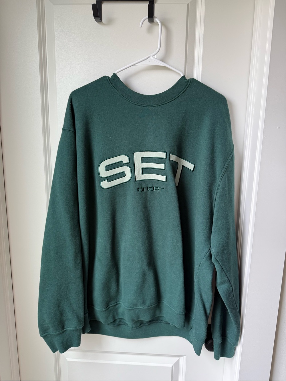 Set active Forest Green Crewneck Sweatshirt